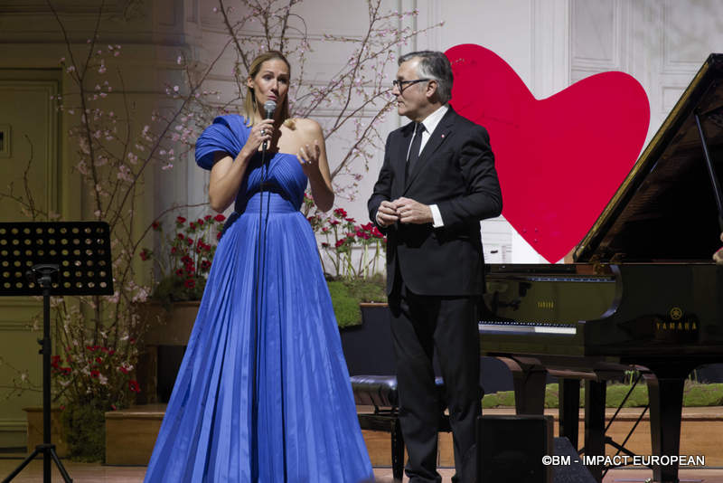 La journaliste sportive Sandy Heribert et Orso Chetochine – Directeur général de Mécénat Chirurgie Cardiaque