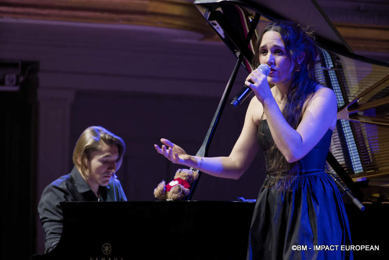 Le pianiste Marc-Olivier Poingt et la chanteuse Carolina Alabau