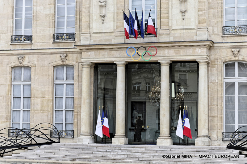 Palais de l Elysée- anneaux olympiques