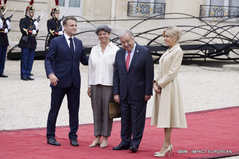 Réception des chefs d'états 80