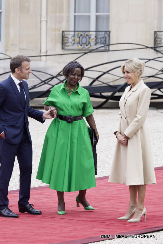 Réception des chefs d'états 96