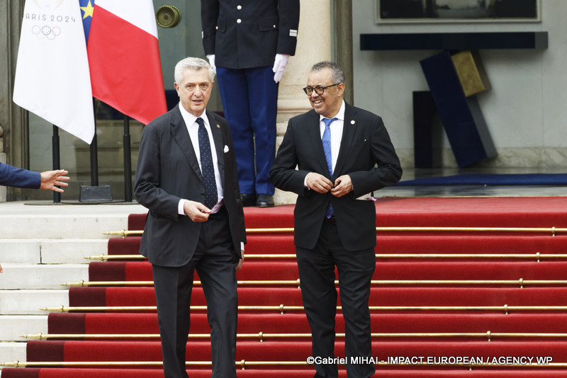 Filippo GRANDI - UNHCR et Tedros ADHANOM GHEBREYESUS - OMS