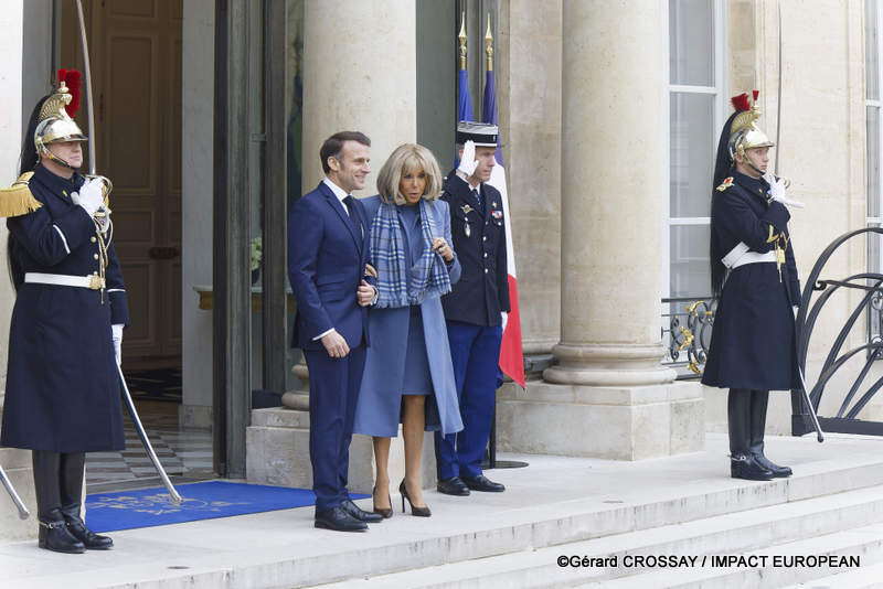 Emmanuel et Brigitte Macron
