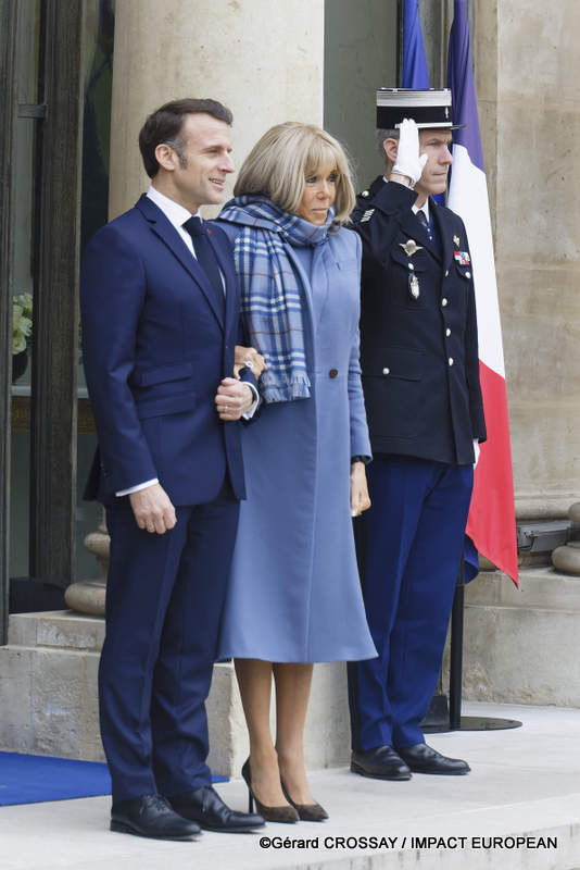 Emmanuel et Brigitte Macron