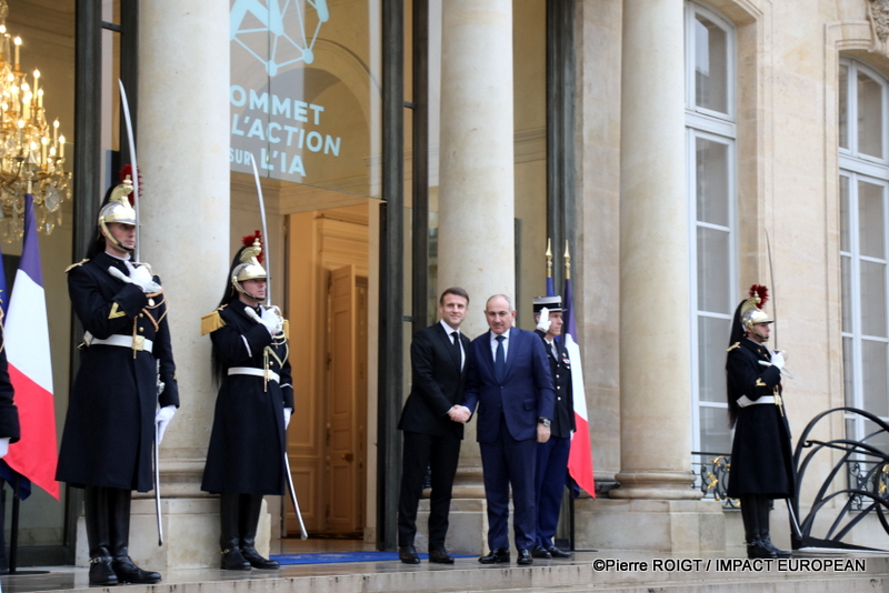 Emmanuel Macron, le président français et Nikol Pachinian, Premier ministre de la République d’Arménie
