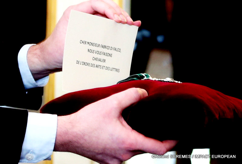 Fabrice Di Falco - Chevalier de l’Ordre des Arts et des Lettres