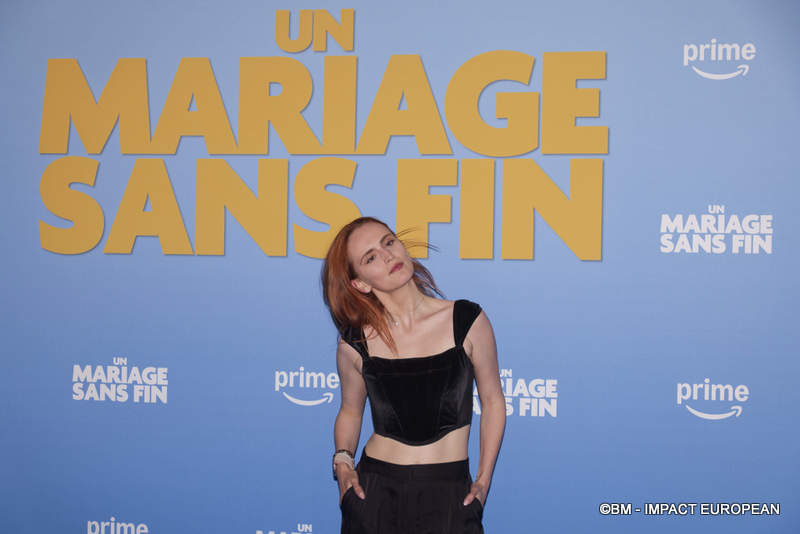 Agatha Maksimova à l'avant-première de "Un Mariage Sans Fin" au Max Linder - Paris 6 mai