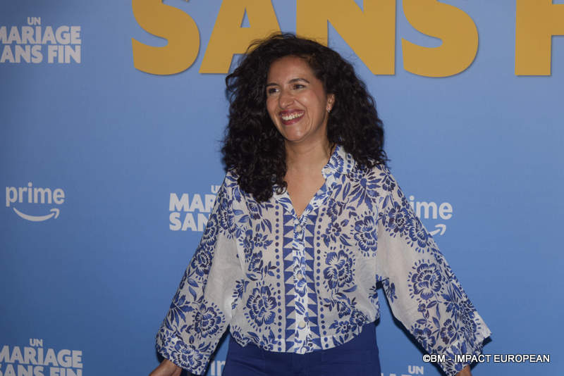 Sonya Mellah à l'avant-première de "Un Mariage Sans Fin" au Max Linder le 6 mai à Paris