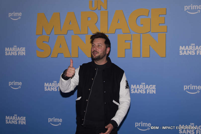 Maxime Gueny assiste à la première de « Un Mariage Sans Fin » au Max Linder le 06 mai 2025 à Paris