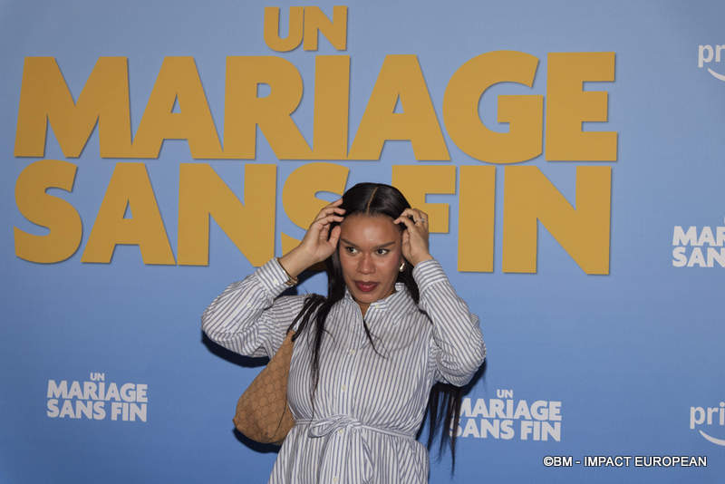 Naomie à l'avant-première de "Un Mariage Sans Fin" au Max Linder le 6 mai 2025 à Paris