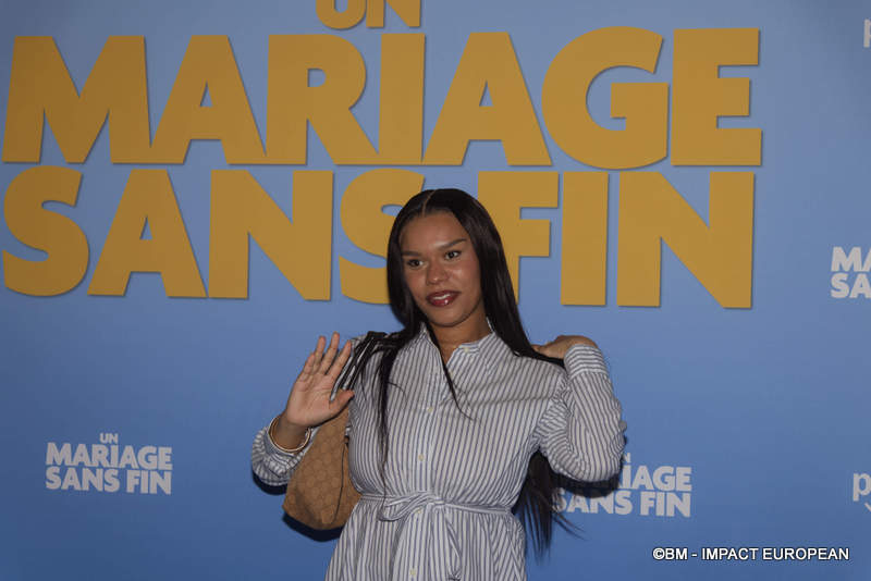 Naomie à l'avant-première de "Un Mariage Sans Fin" au Max Linder le 6 mai 2025 à Paris