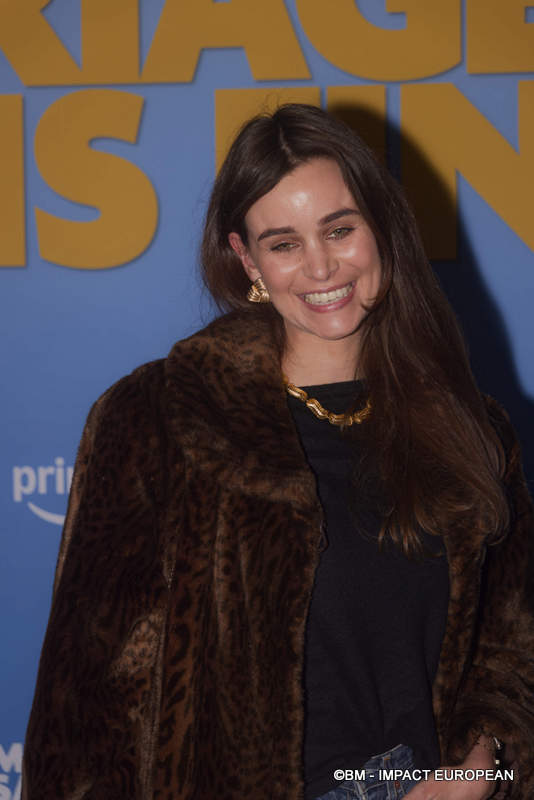 Elisa Bachir assiste à la première de « Un Mariage Sans Fin » au Max Linder le 06 mai 2025 à Paris