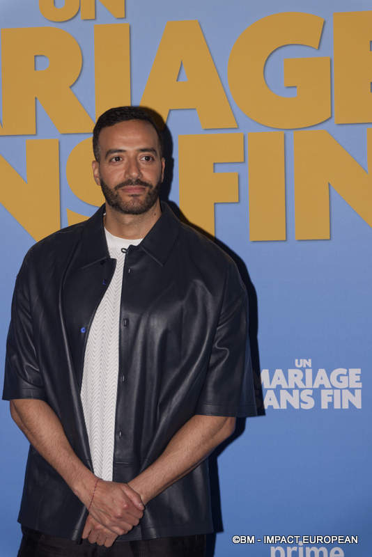 Tarek Boudali à la première de "Un Mariage Sans Fin" au Max Linder le 6 mai 2025 à Paris