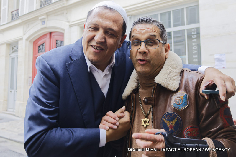 Imam Hassen Chalghoumi et David Donadei