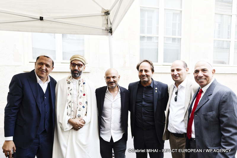 Imam Hassen Chalghoumi, l'Imam Mohamed Mehdizadeh, Richard Malka et Ashraf ABDELKADER