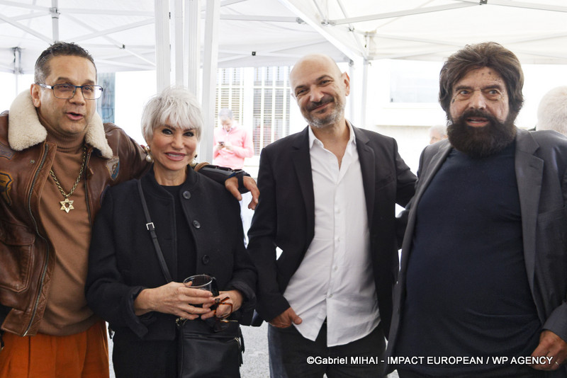 David Donadei, Evelyne Dress, Richard Malka et Marek Halter