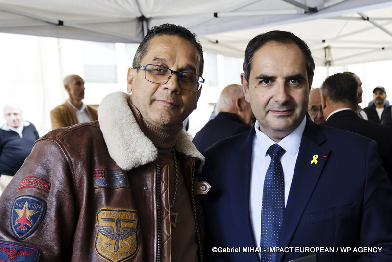 David Donadei  et le président du Consistoire israélite en France, Élie Korchia