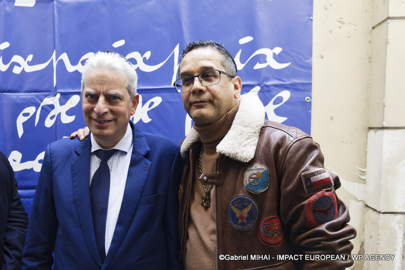 Le rabbin Moché Lewin et David Donadei