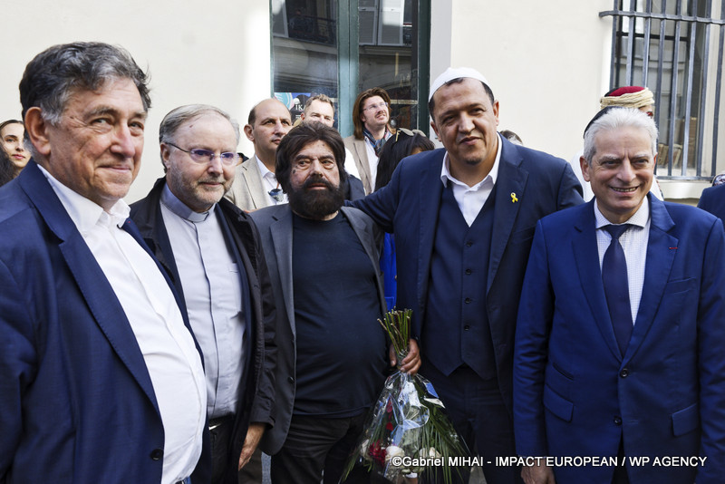 Marek Halter, Imam Hassen Chalghoumi et le rabbin Moché Lewin