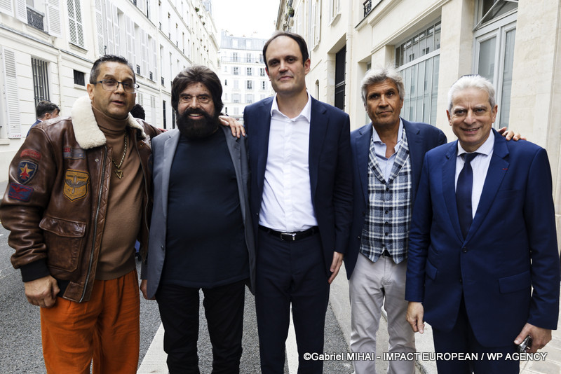 David Donadei, Marek Halter et le rabbin Moché Lewin