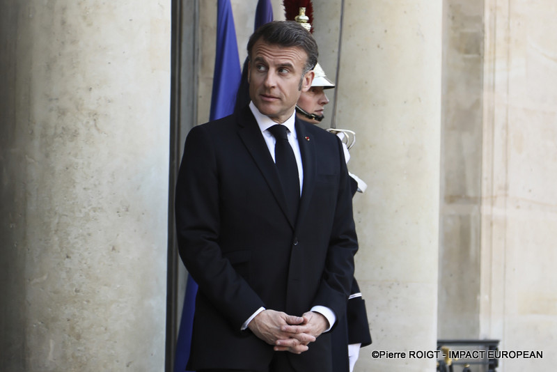 Le président français Emmanuel Macron