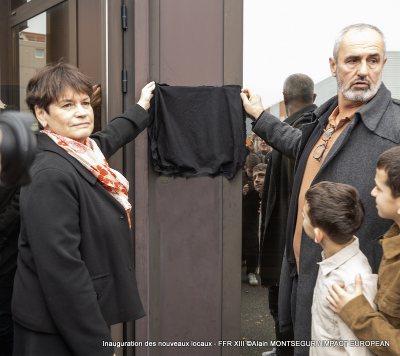 La plaque Georges Aillères à été inaugurée , par la famille de cet ancien grand joueurs de l'équipe de France