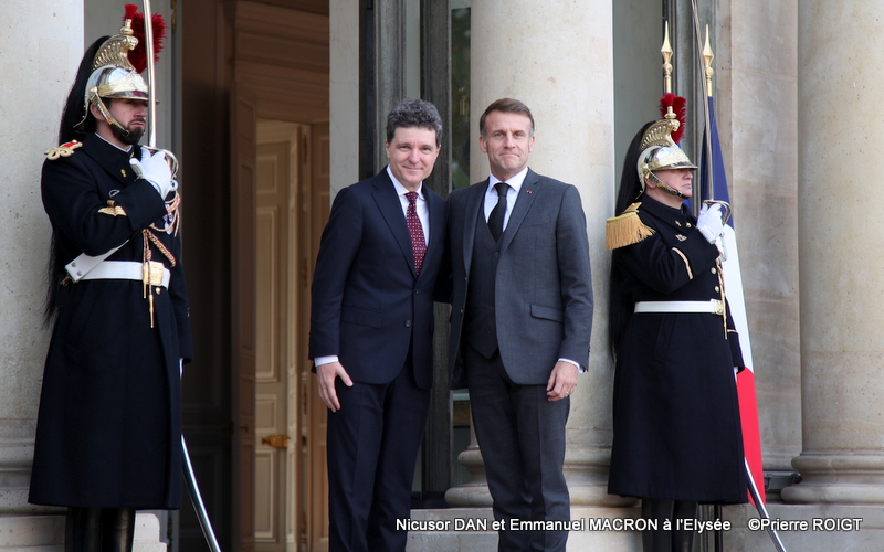 Nicusor DAN et Emmanuel MACRON