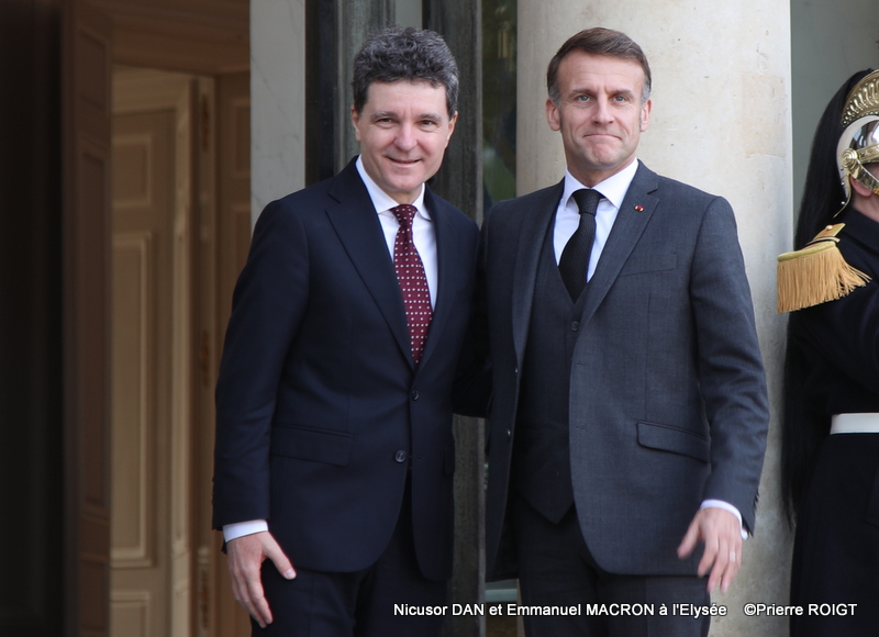 Nicusor DAN et Emmanuel MACRON
