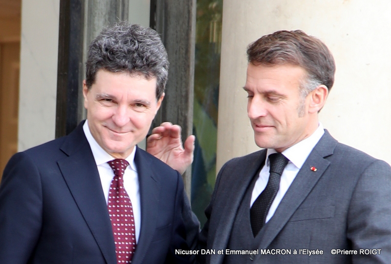 Nicusor DAN et Emmanuel MACRON