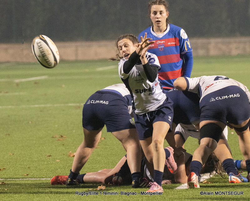 Match Élite 1 féminine Blagnac vs Montpellier – rugby féminin France