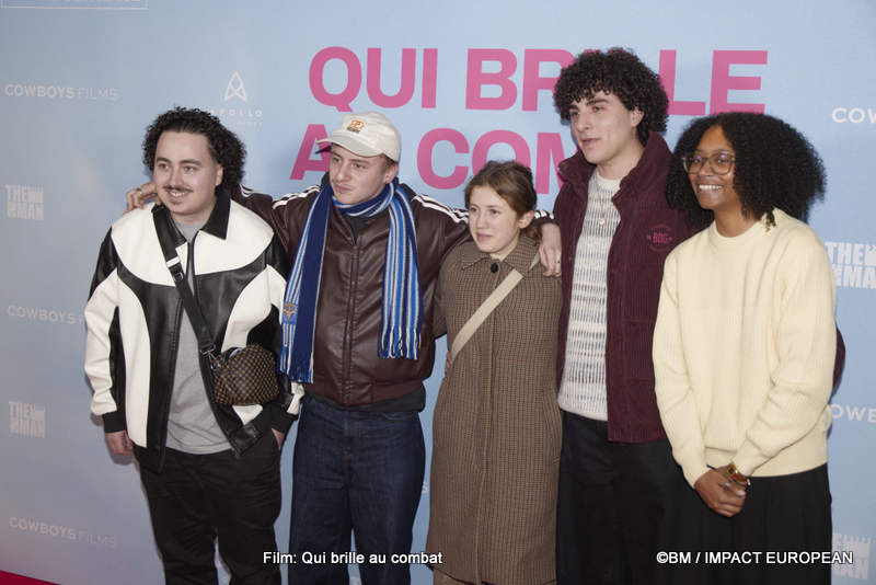 Avant-première de « Qui brille au combat », au cinéma Pathé Wepler, à Paris