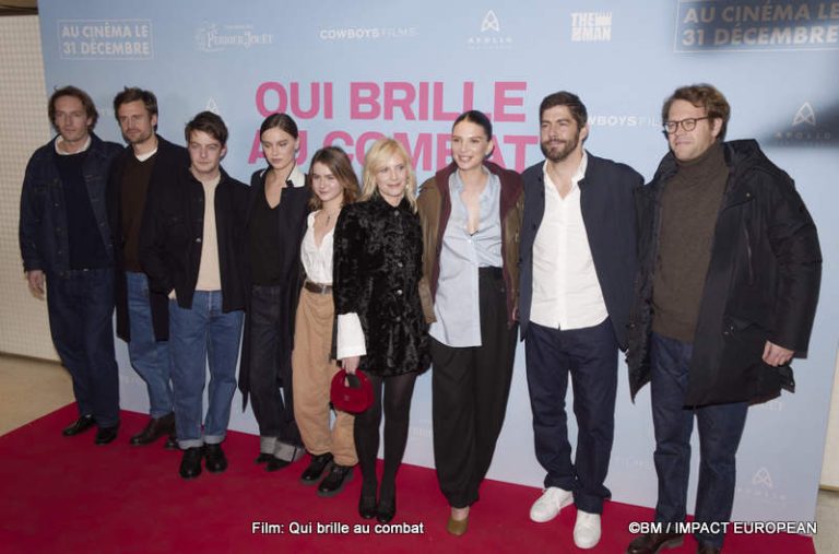 Avant-première de « Qui brille au combat », au cinéma Pathé Wepler, à Paris