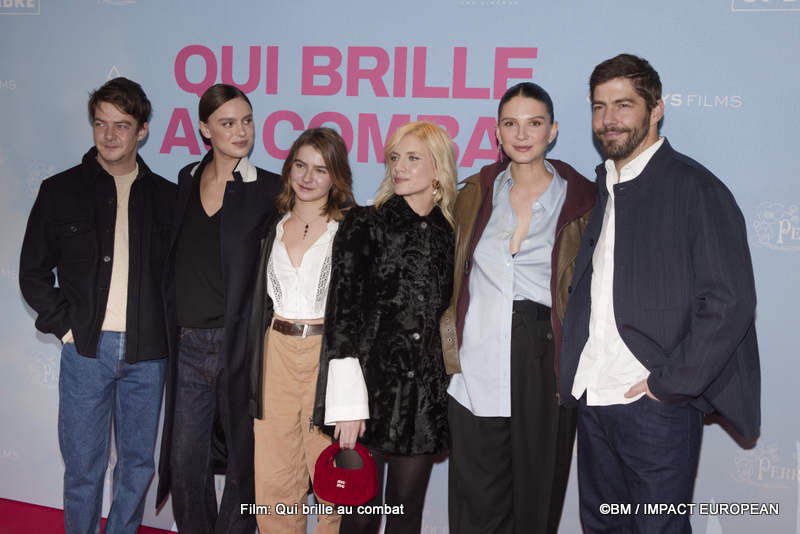 Avant-première de « Qui brille au combat », au cinéma Pathé Wepler, à Paris