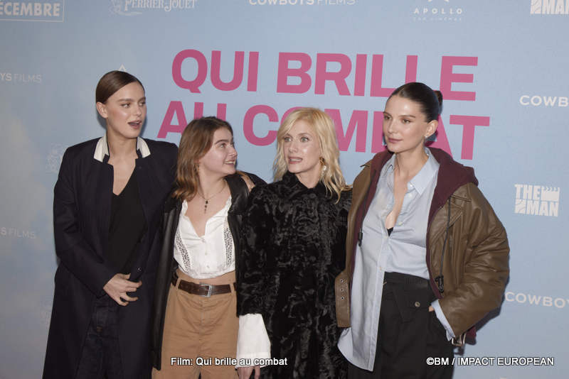 Avant-première de « Qui brille au combat », au cinéma Pathé Wepler, à Paris
