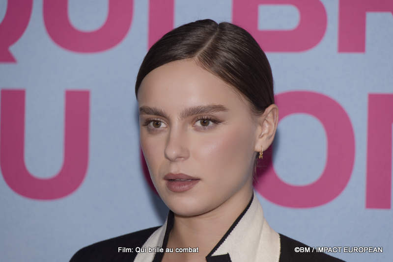 Avant-première de « Qui brille au combat », au cinéma Pathé Wepler, à Paris