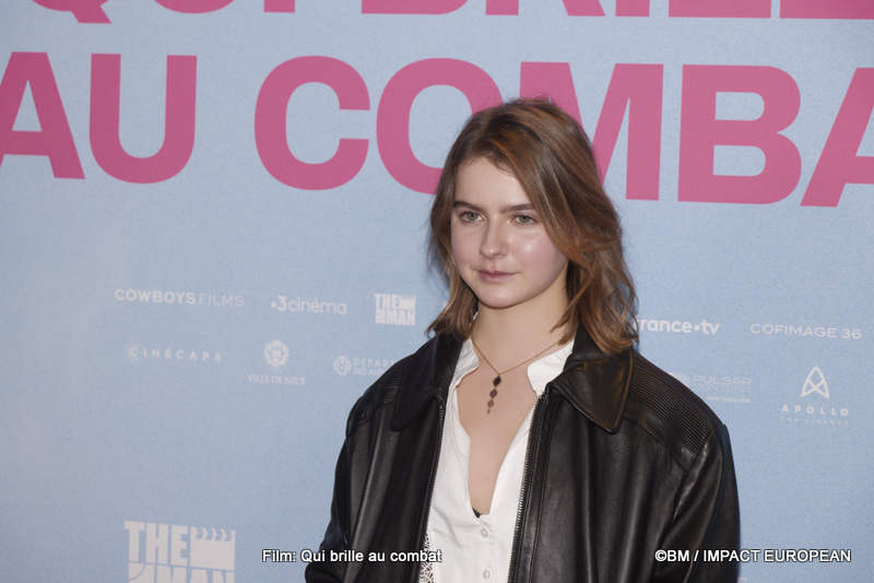 Avant-première de « Qui brille au combat », au cinéma Pathé Wepler, à Paris