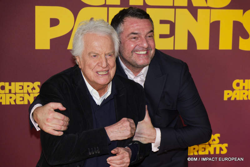 André Dussollier et Arnaud Ducret  à l’avant-première du film «Chers Parents »