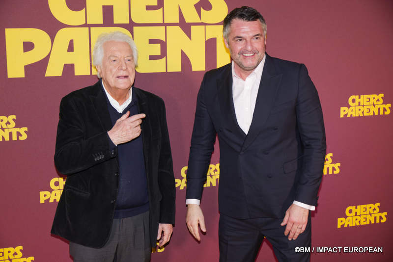 André Dussollier et Arnaud Ducret  à l’avant-première du film «Chers Parents »