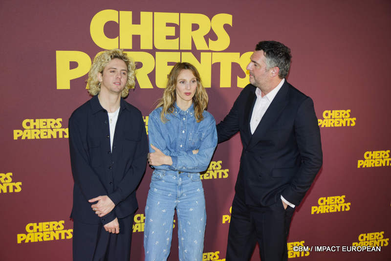 Thomas Solivérès, Pauline Clément et  Arnaud Ducret à l’avant-première du film «Chers Parents »