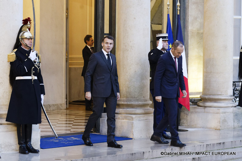 Le président français Emmanuel MACRON