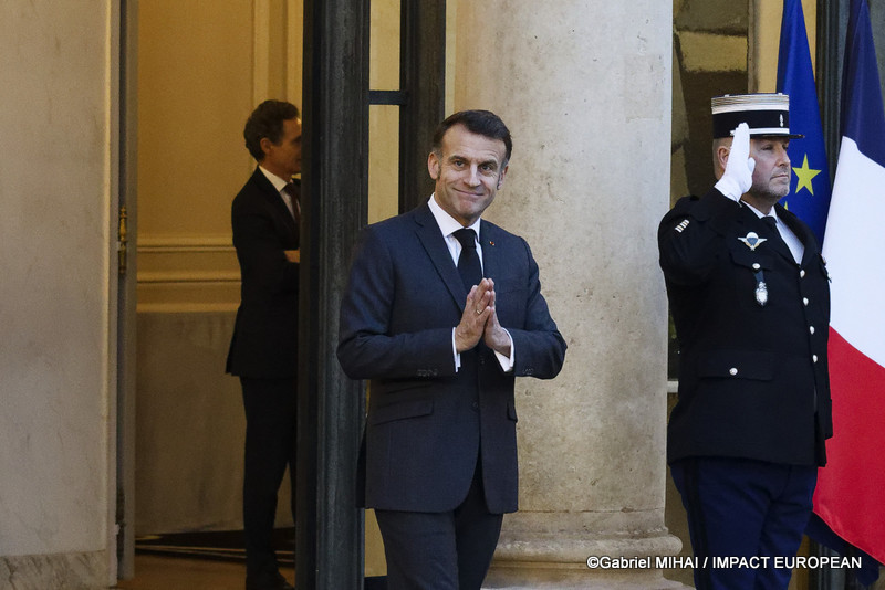 Le président Emmanuel Macron