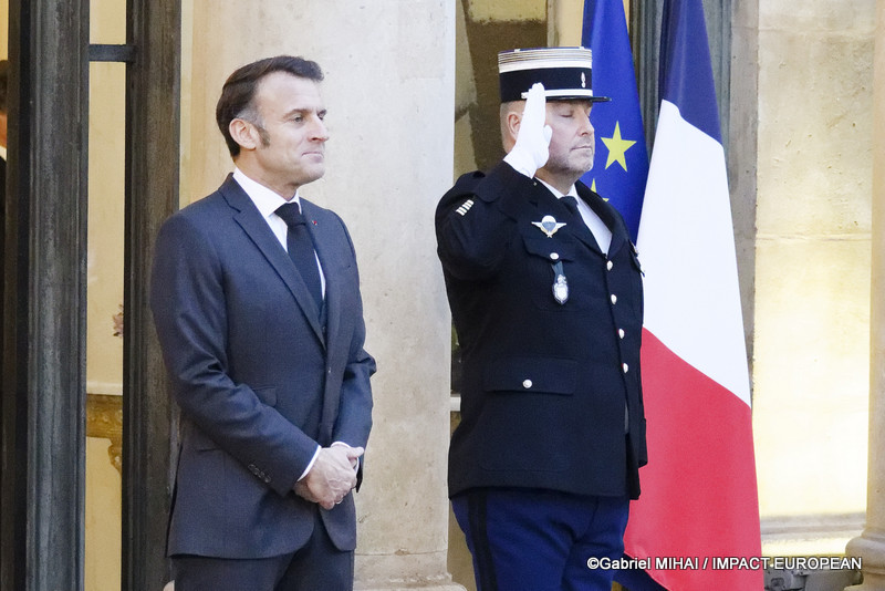 Le président Emmanuel Macron