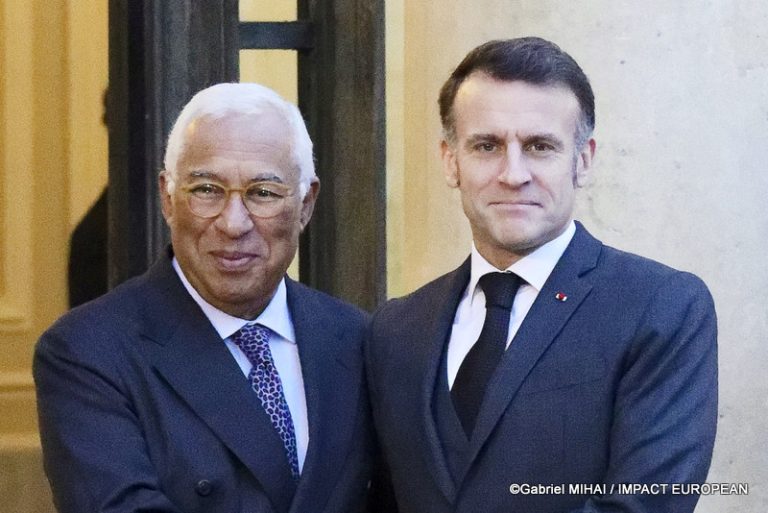António COSTA, Président du Conseil européen et Emmanuel MACRON