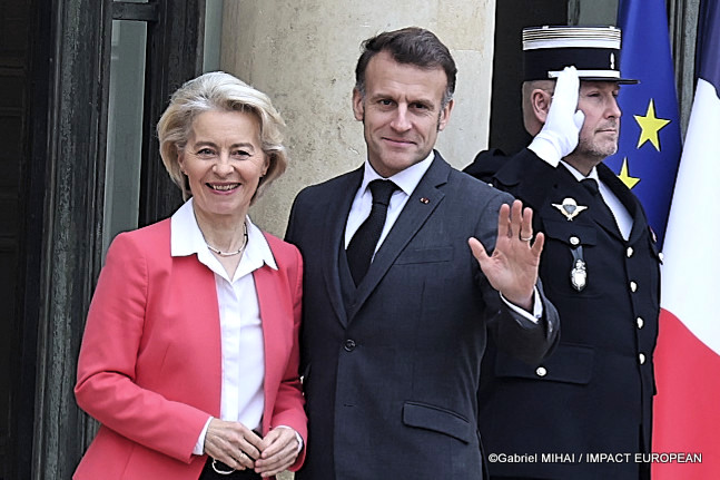 IMG_9321E MACRON et VON DER LEYEN