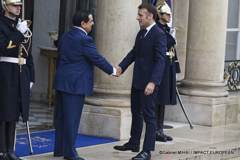 Emmanuel Macron et Sa Majesté Hamad bin Isa Al Khalifa, Roi de Bahreïn / His Majesty Hamad bin Isa Al Khalifa, King of Bahrain