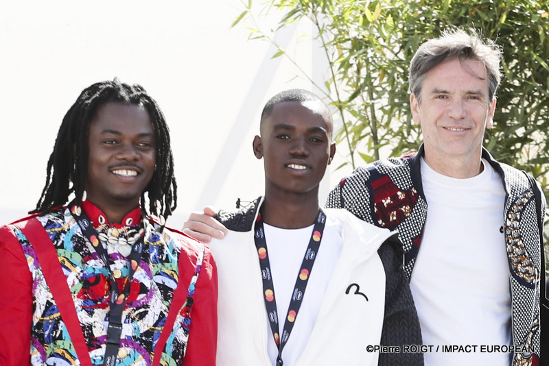 Rafiki Fariala,  Bradley Fiomona Dembeasset  et  Boris Lojkine