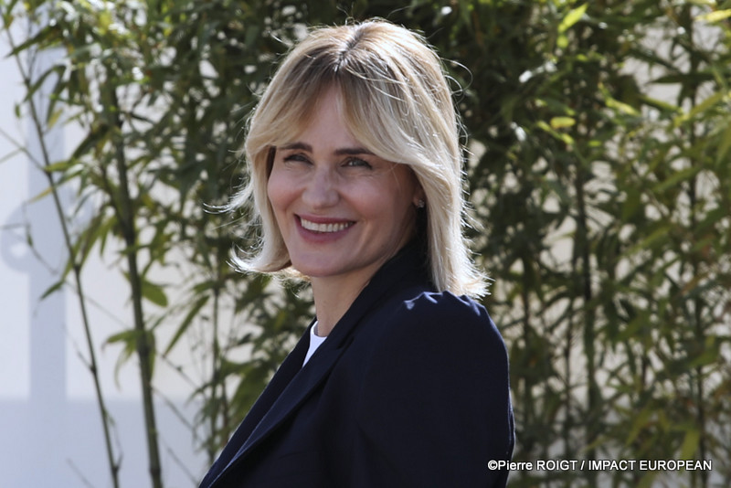 Judith Godrèche, avant le photocall du film "Memoires de fille" Un certain regard  le 17 mai 2026 au 79e Festival de Cannes, France. ©Pierre ROIGT / IMPACT EUROPEAN
