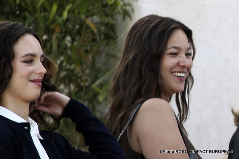 Tess Barthelemy et Anja Verderosa, avant le photocall du film "Memoires de fille" Un certain regard  le 17 mai 2026 au 79e Festival de Cannes, France. ©Pierre ROIGT / IMPACT EUROPEAN