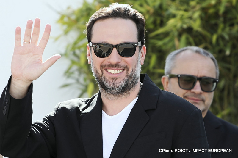 Dmitriy Mazurov et Andrey Zvyagintsev avant le photocall du film "MINOTAURE " - En Competition Cannes, France. ©Pierre ROIGT / IMPACT EUROPEAN