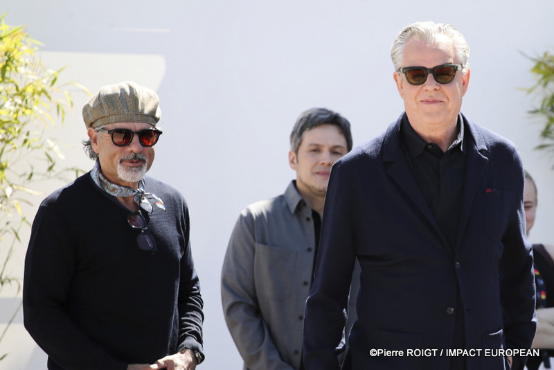 Jai Stefan, Paul Soriano et Danny Huston avant le photocall du film "DIAMOND" - Hors Competition Cannes, France. ©Pierre ROIGT / IMPACT EUROPEAN